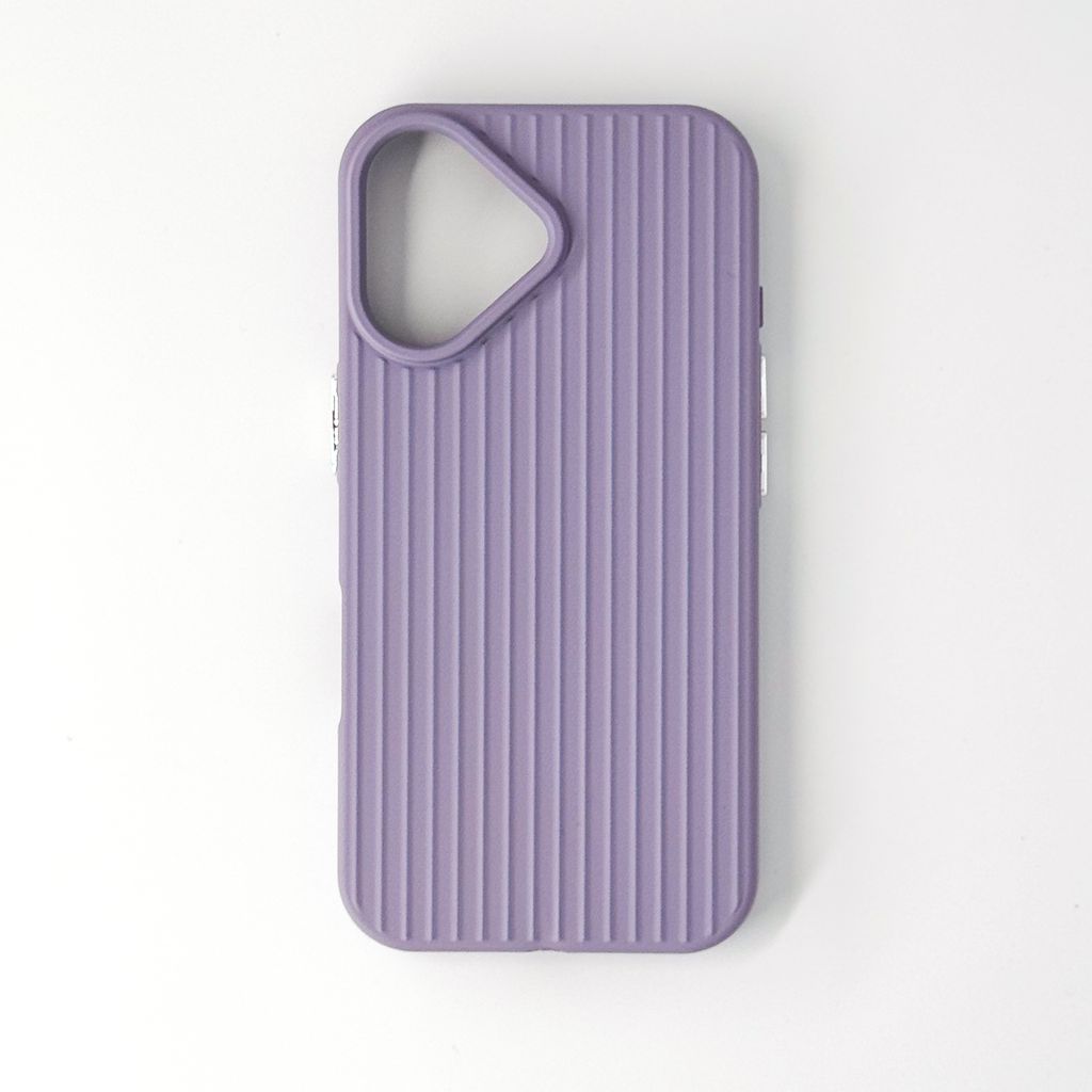 Handy Hülle Für iPhone 16 mit Kameraschutz Lila Case Bumper Produktbild 
