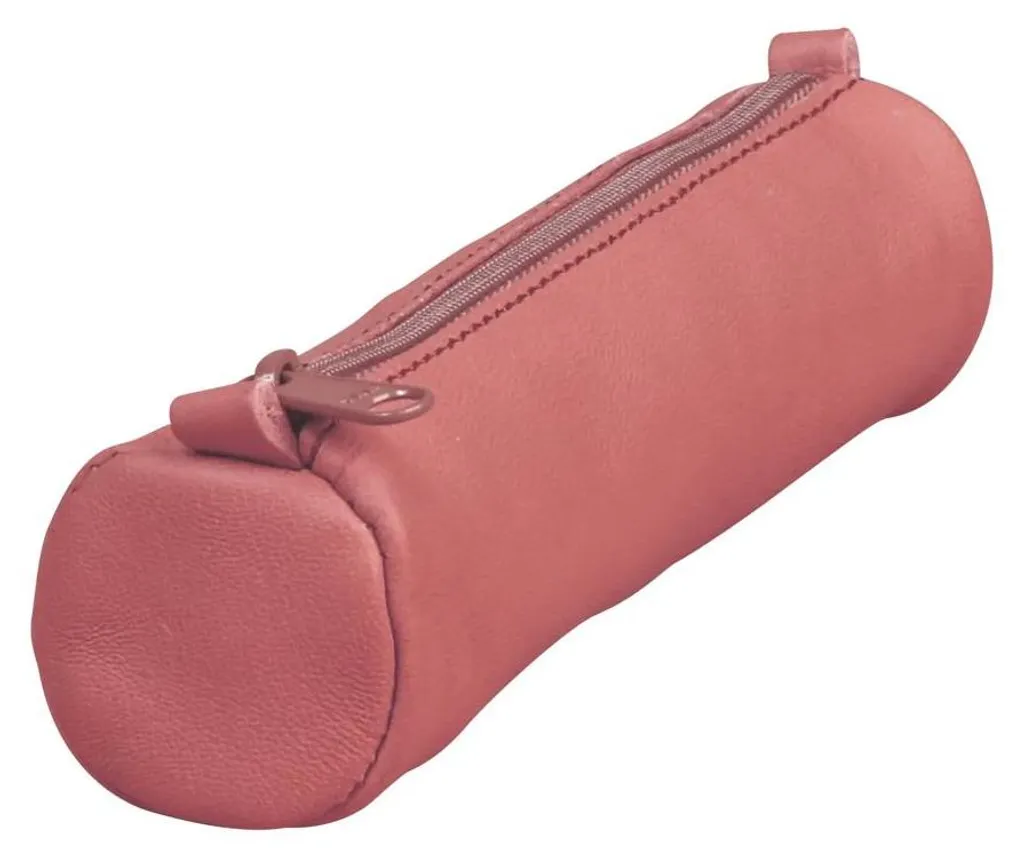 Trousse en cuir compacte Age Bag pour sacoche et bureau - Format rond Ø 4 cm