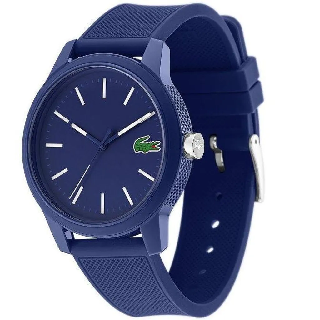 Lacoste 2010987 Montre Homme Chronographe Sport en Acier Bleu et Argent