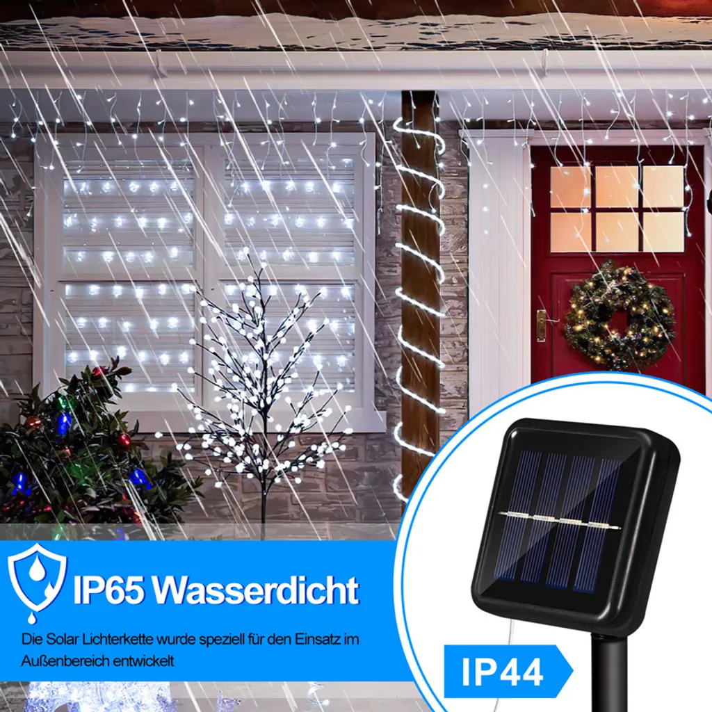Recensione Yakimz Luci Solari Esterno 100 LED 12m Bianco Freddo - 4