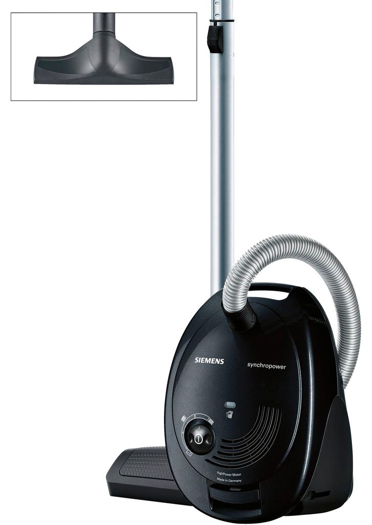 Siemens VS06A212 synchropower stofzuiger, zwart Productafbeelding 