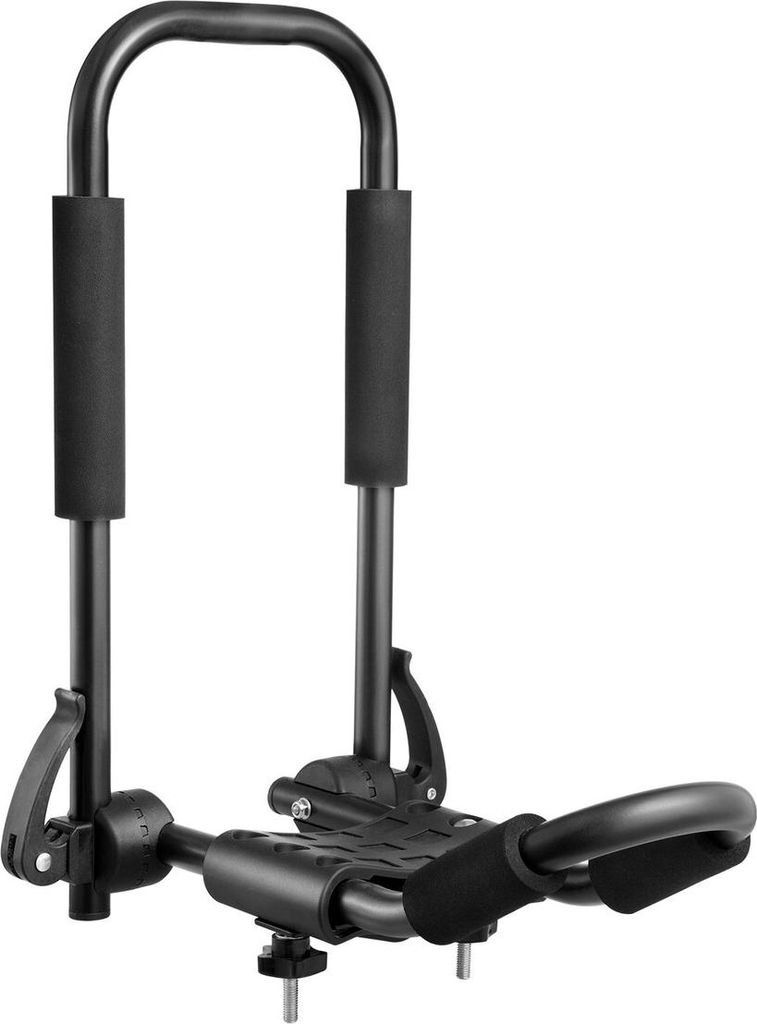 Kayak Roof Rack 2 Pairs J-Bar, Soft Roof Rack Quick Folding, Top Mount Tie Down, Carrier for kayak, Surf Board, Canoe, SUP, Ski Board, Mount on Car...