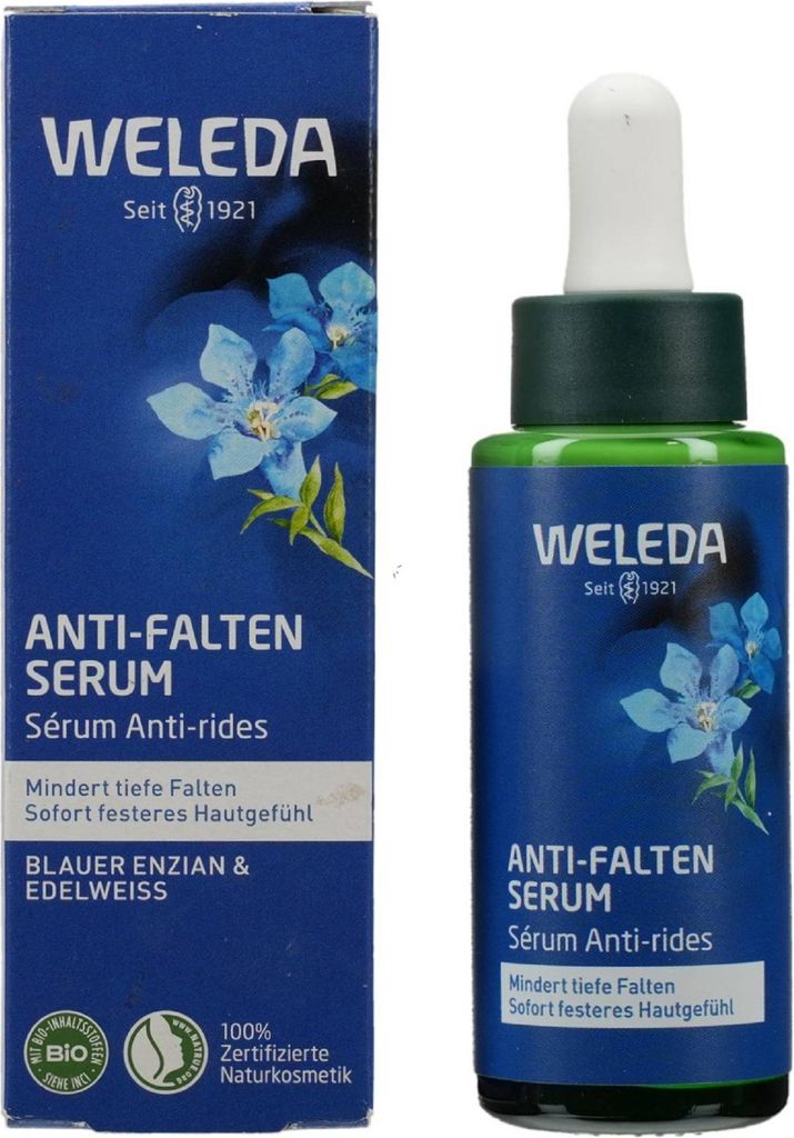 WELEDA Anti-Falten Serum blauer Enzian & Edelweiß 30ml PZN 18446802