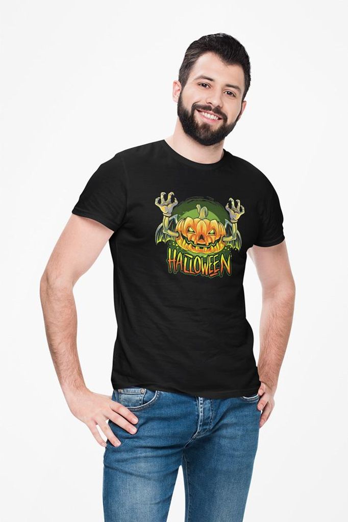 D&B Uni Polo ST00256 Halloween Schwarz-Größe 3XL
