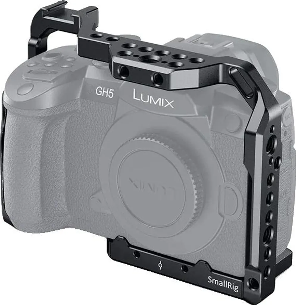 Gabbia Fotocamera 190g Alluminio - Supporto con Cold Shoe Integrato