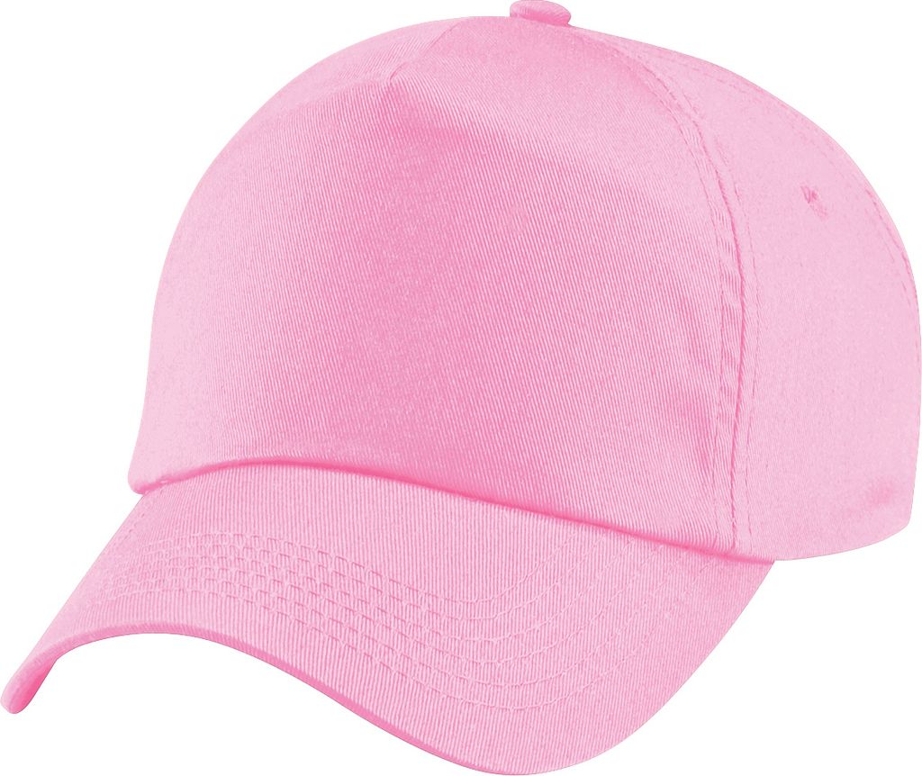Beechfield Uni Baseball Kappe Junior Original einfarbig RW217 (Einheitsgröße) (Pink)