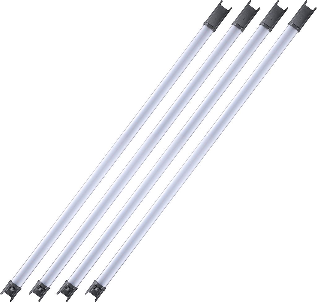 Godox TL120-K4 4PCS LED Tube Light Professional 0-360¡ã Vollfarbe RGB Videoleuchte Bi-Color Temperatur 2700K-6500K Dimmbar Helligkeit CRI 96 TLCL...