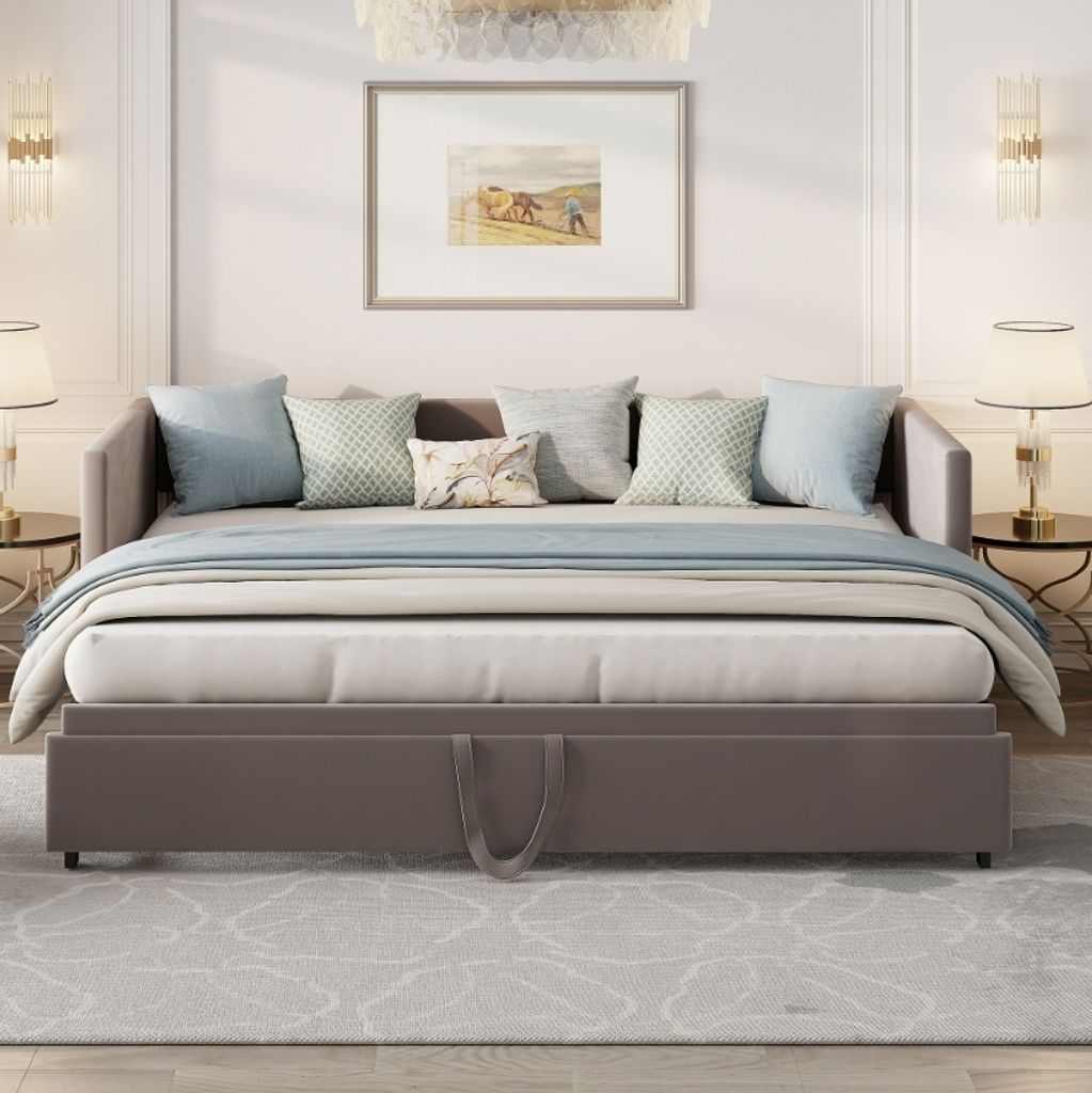 CDGlobal letto da giorno 90x200cm/180x200cm letto Immagine del prodotto 