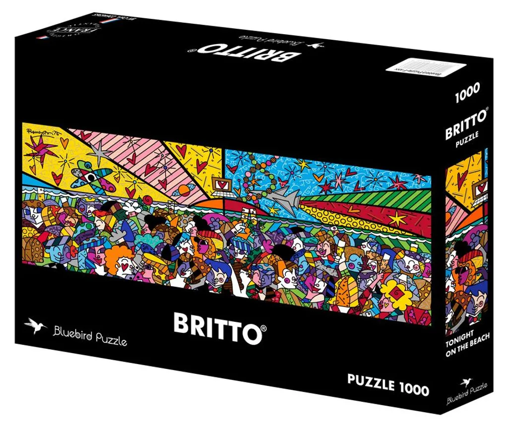 Puzzle 1000 pièces anti-stress Bluebird Tonight on the Beach Britto