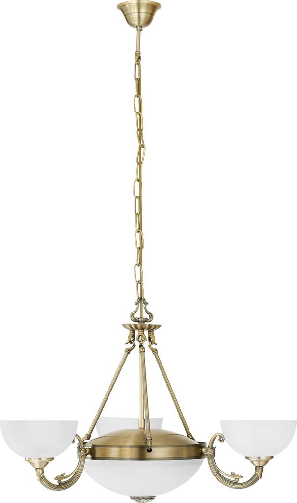 Eglo 82748 SAVOY E14 E27 23-fach Hängeleuchte Ø740mm Brüniert Weiss