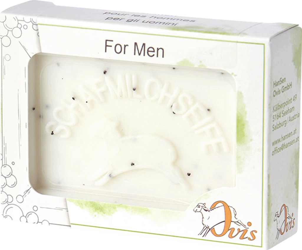 Ovis Schafmilchseife für Männer, 100% Bio, für die tägliche Produktbild 
