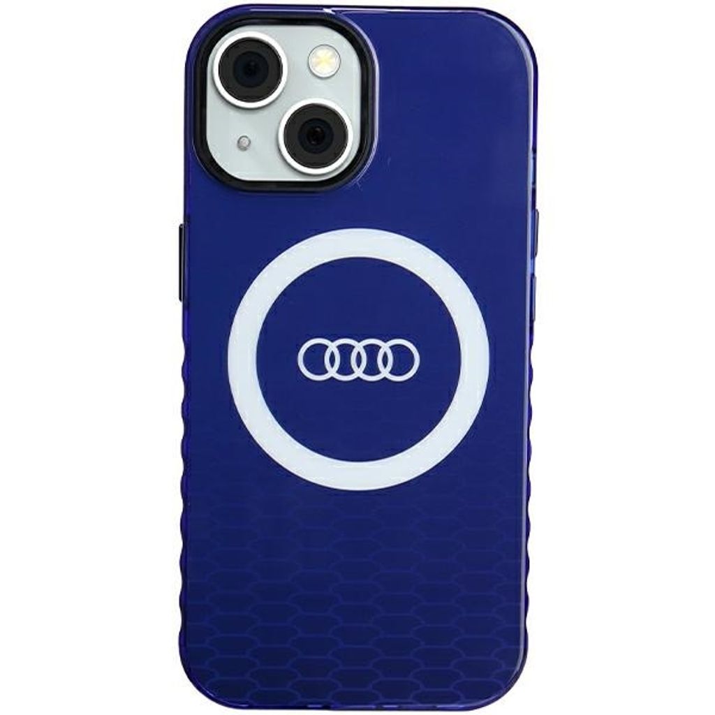 Audi IML Big Logo MagSafe Case iPhone 15 / 14 / 13 6.1" hardcase AU-IMLMIP15-Q5/D2-BE Schutzhlle