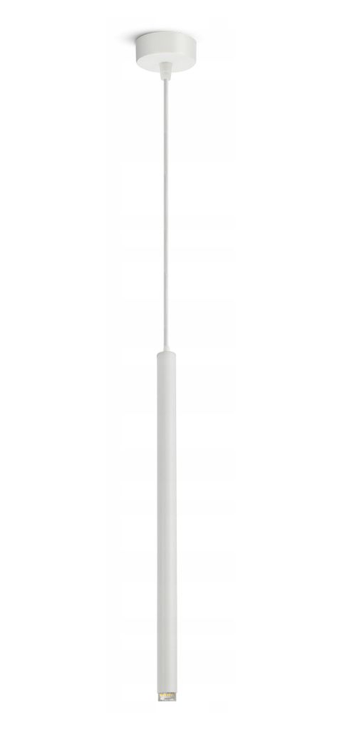 FKL DESIGN Home Deco Hängelampe Hängeleuchte 1-flammig G9 Metall Lampenshirm Lampe aus Serie N853 (Weiß, ER1)