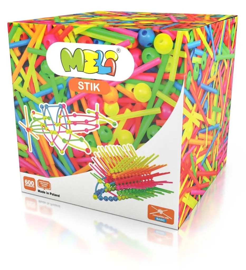 Kit de construction Meli Stik Neon 600 pour développer l'imaginaire
