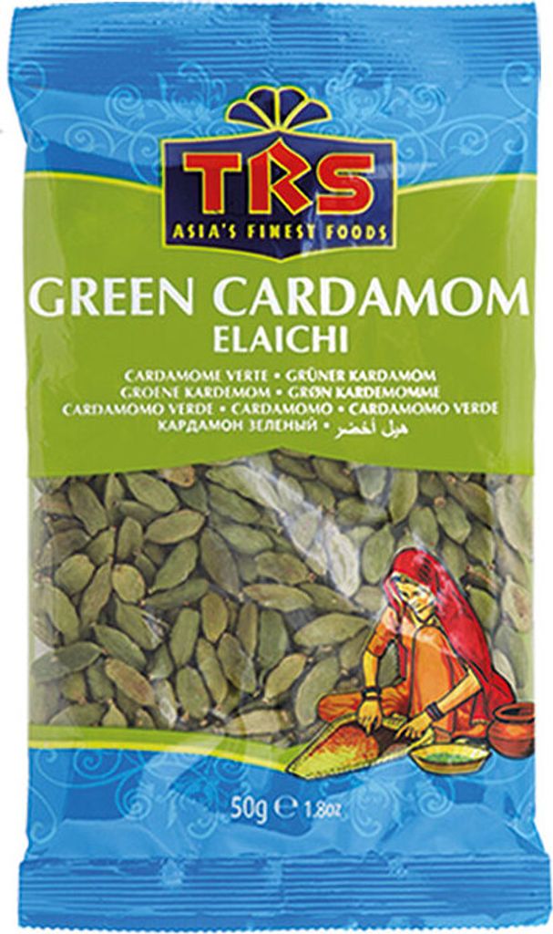 TRS Cardamomo verde 50g | Cardamomo verde | Elaichi Immagine del prodotto 