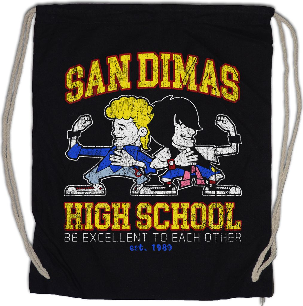 Urban Backwoods San Dimas High School, Turnbeutel, Farbe: Schwarz