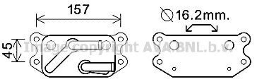PRASCO VO3159 - OE 30622090 Ölkühler für XC90 I (275)