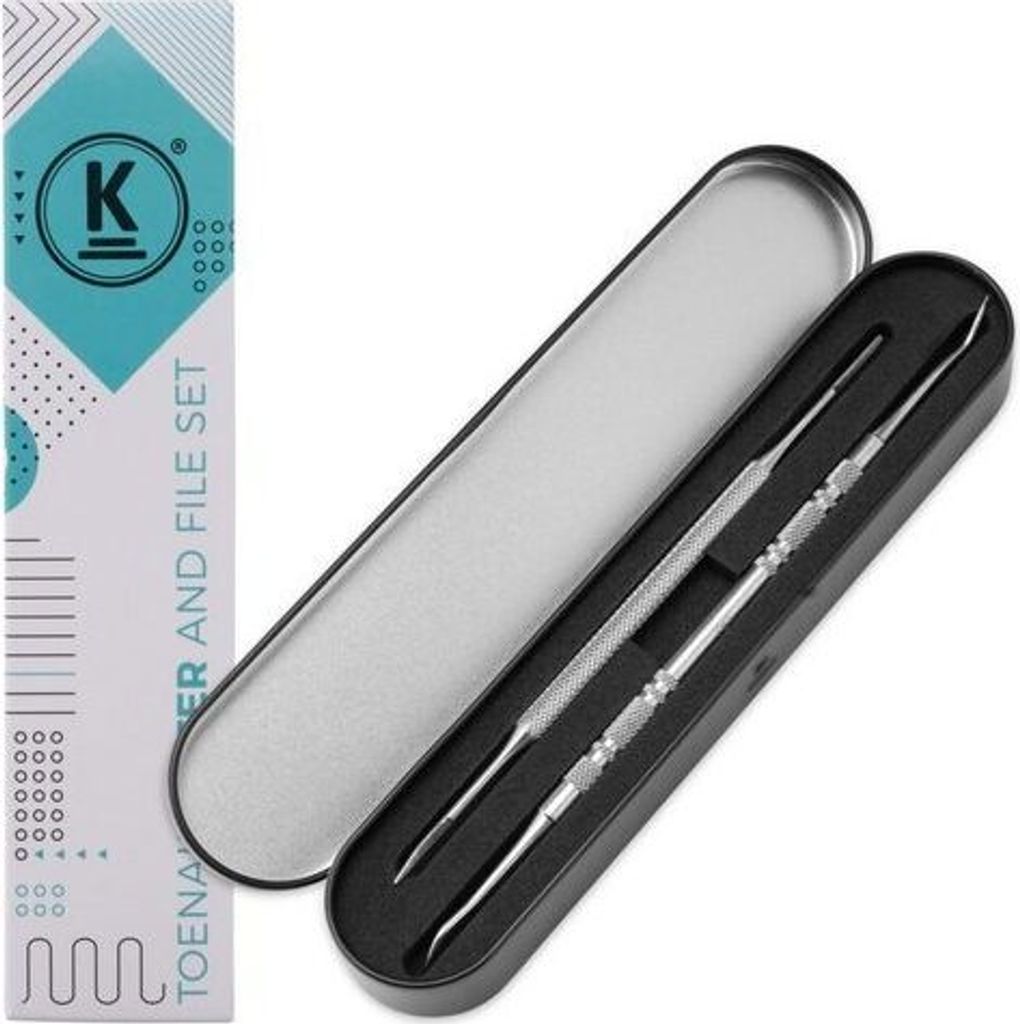 K-Pro Nagelheber Feile Set für eingewachsene Zehennägel - Eckenheber Nagelfeile