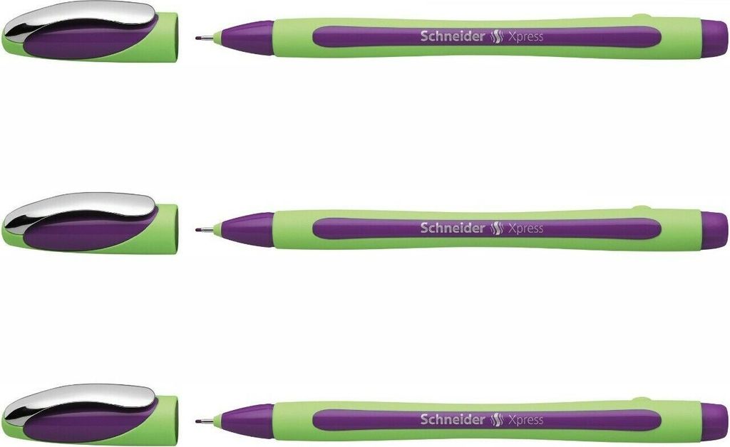 Schneider Fineliner Xpress - 3er-Set violett