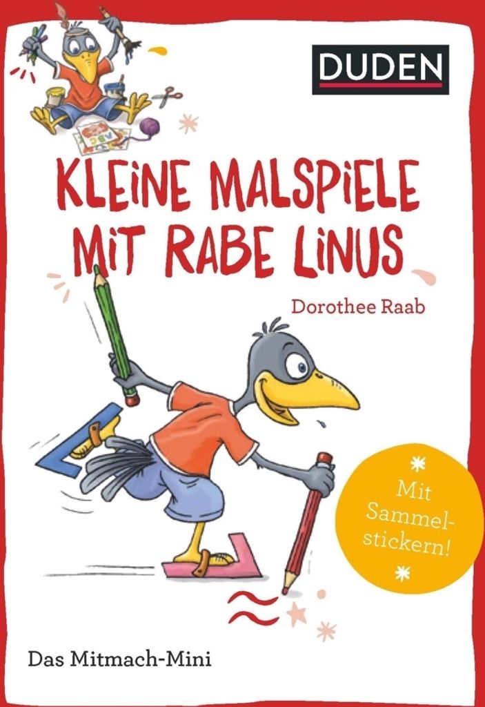 Duden Minis (Band 40) - Kleine Malspiele mit Rabe Linus