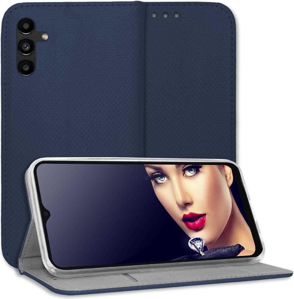 Bookstyle Schutzhülle Klapphülle Schutztasche Etui Cover für Samsung Galaxy A13 5G (6.5'') - Blau