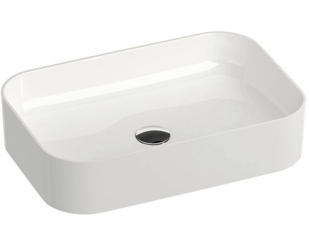 Ravak Ceramic - Aufsatzwaschtisch, 550x370 mm, Weiß XJX01155002
