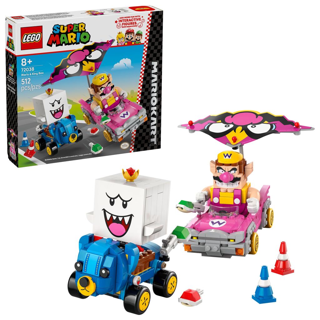 LEGO® Super Mario 72038 Mario Kart™ - Wario & Roi Buu Huu Image du produit 