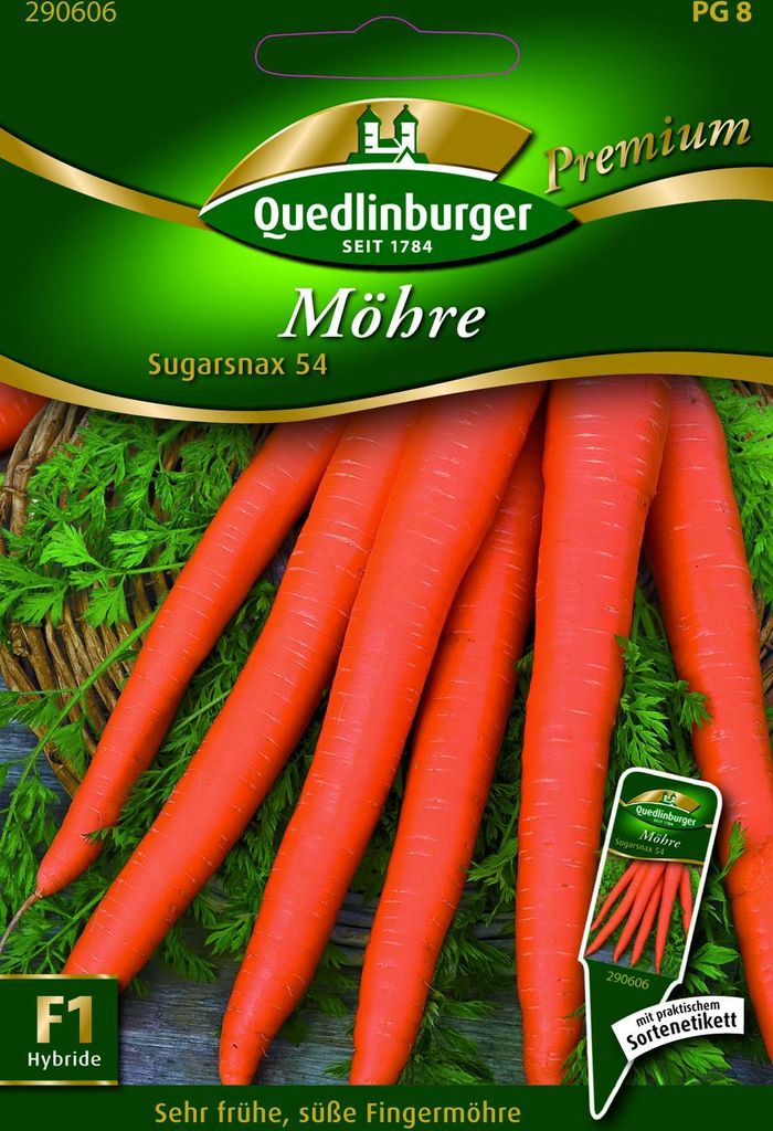 Quedlinburger Saatgut - Möhren Sugarsnax 54 - Samen - 290606