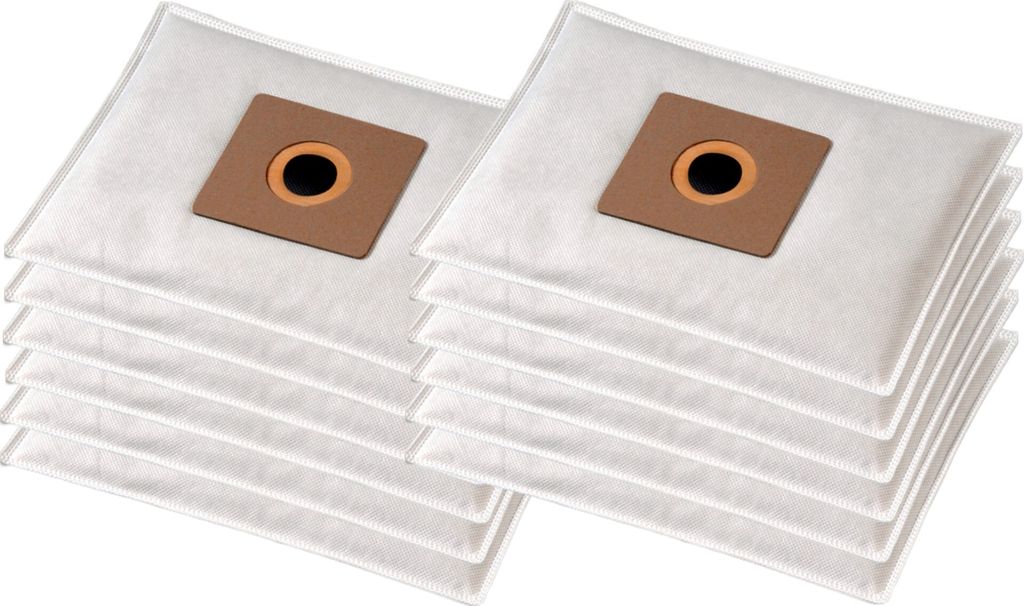 KOMA ET33S - Set mit 12 Stück Staubsaugerbeuteln für ETA Viva 1458, O3 1460 Staubsauger