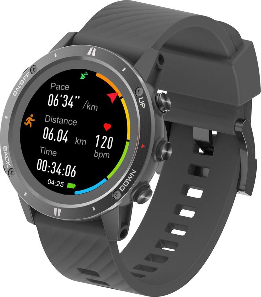 Outdoor-GPS-Sportuhr, Fitness-Tracker, Armbanduhr zum Laufen, Schwimmen, Klettern