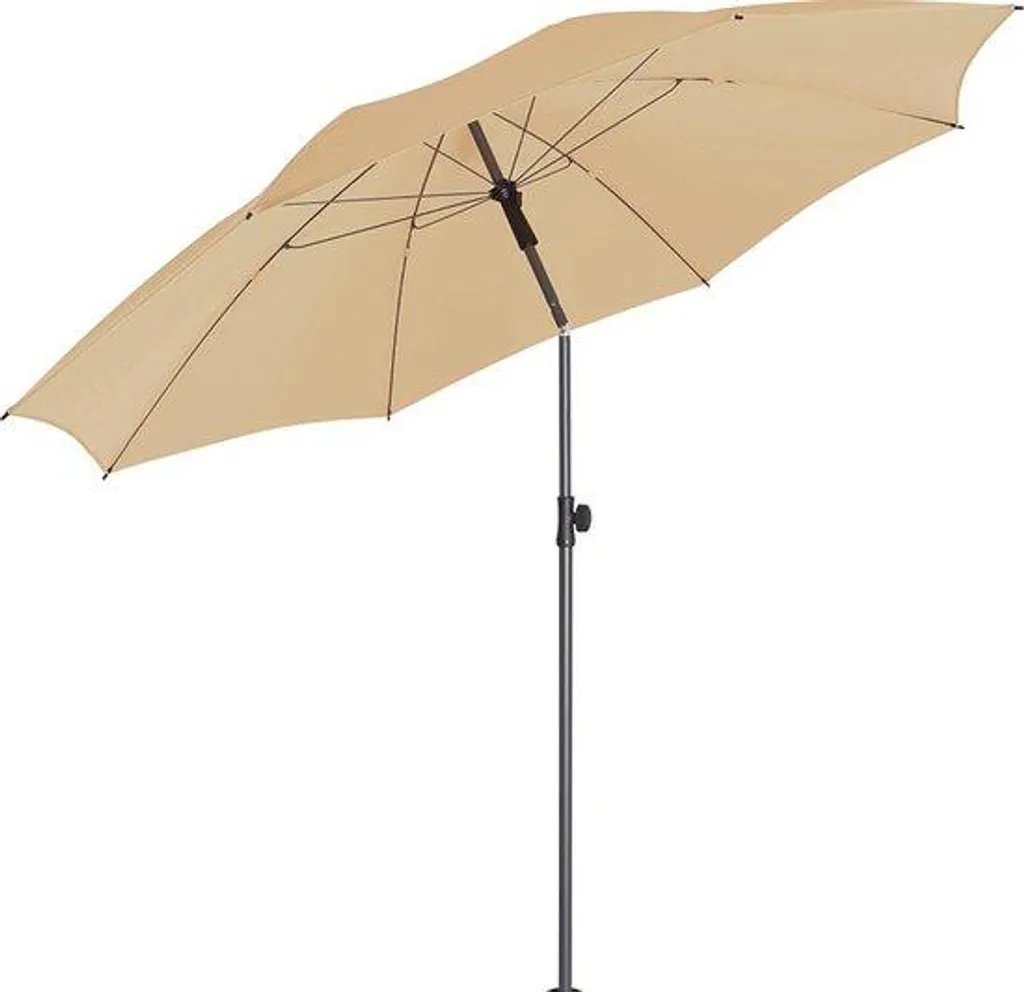 Grand parasol pour balcon et jardin mât pivotant avec housse de transport