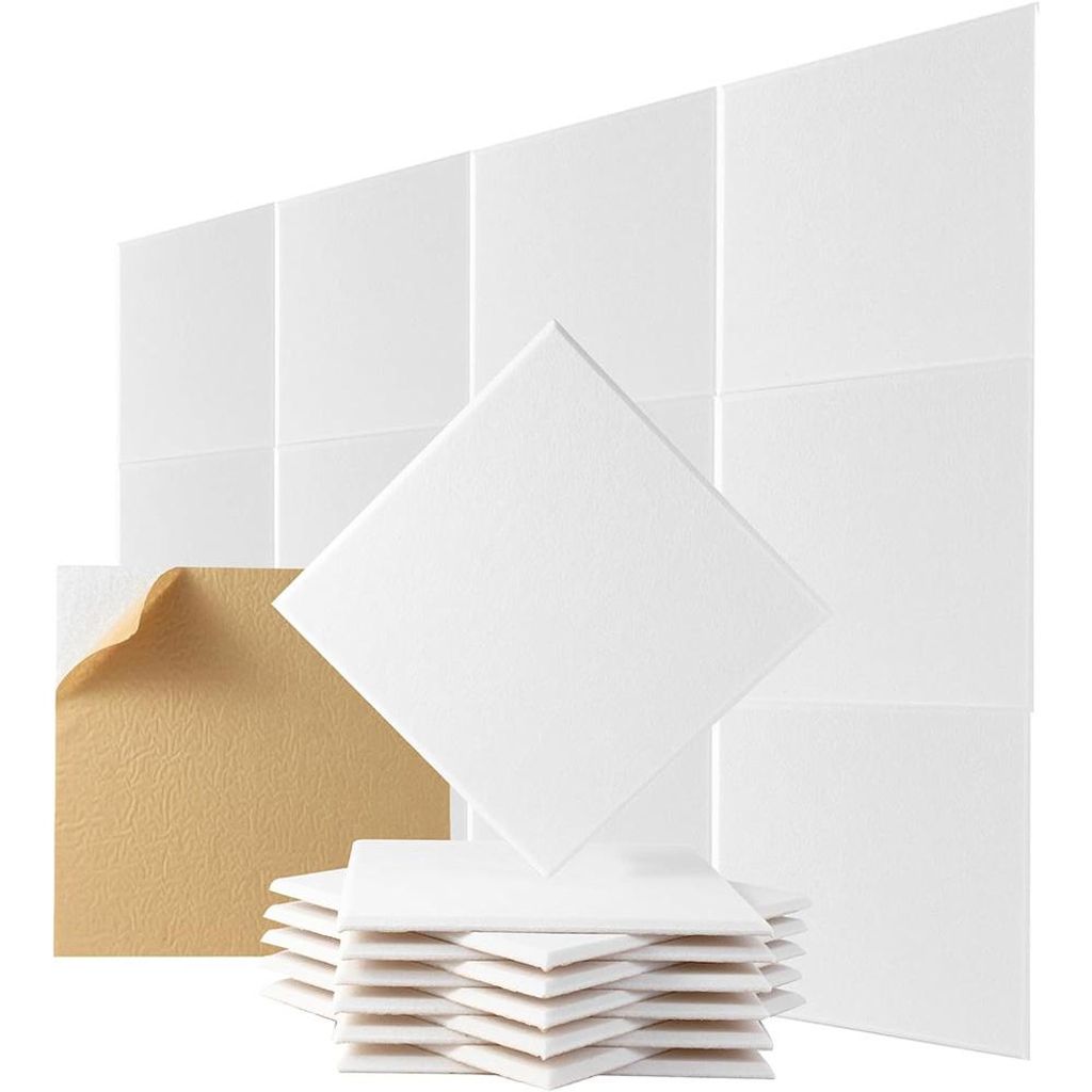 Akustický panel 12 kusů Akustické panely Samolepicí, Obrázek produktu 