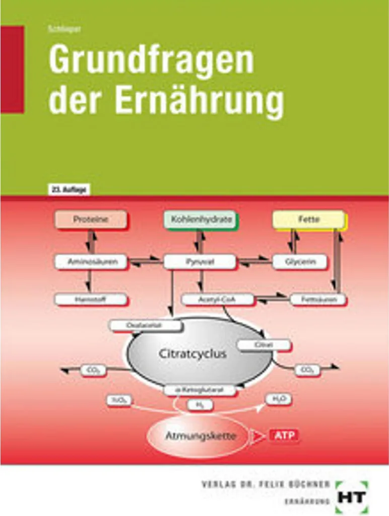 Grundfragen der Ernährung : Guide de Nutrition Fondamentale en Allemand