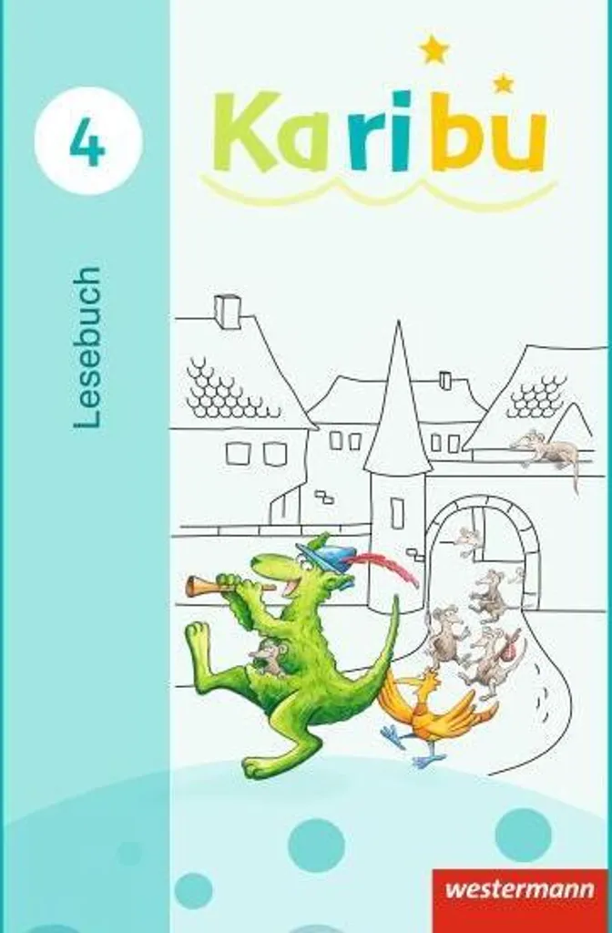Manuel Karibu 4 Lesebuch avec textes illustrés pour l'allemand au primaire
