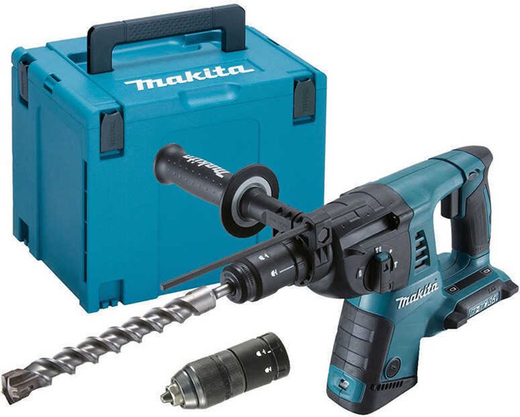 MAKITA Akku-Bohrhammer für SDS-PLUS 2x18 V (SOLO) DHR264ZJ Produktbild 
