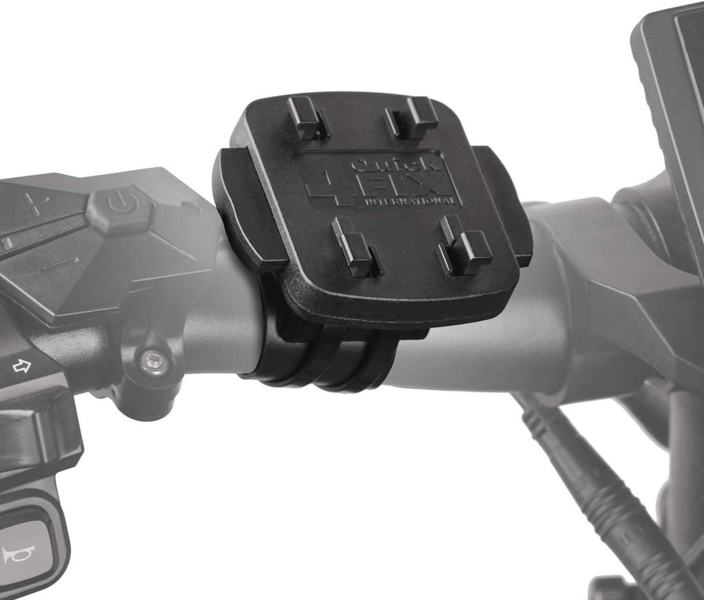 Herbert Richter Bike Mount, Fahrradhalterung 4-Krallen System, kompatibel mit iGrip, HR Herbert Richter, QuickFix, für Fahrrad und Motorrad