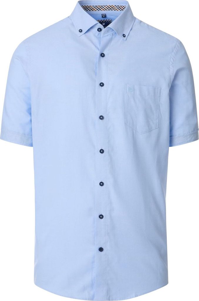Redmond - Comfort Fit - Herren Freizeithemd Kurzarm (251055999), Größe:6XL, Farbe:Blau(10)