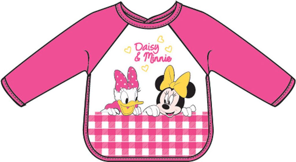 Minnie und Daisy Lätzchen mit Ärmeln