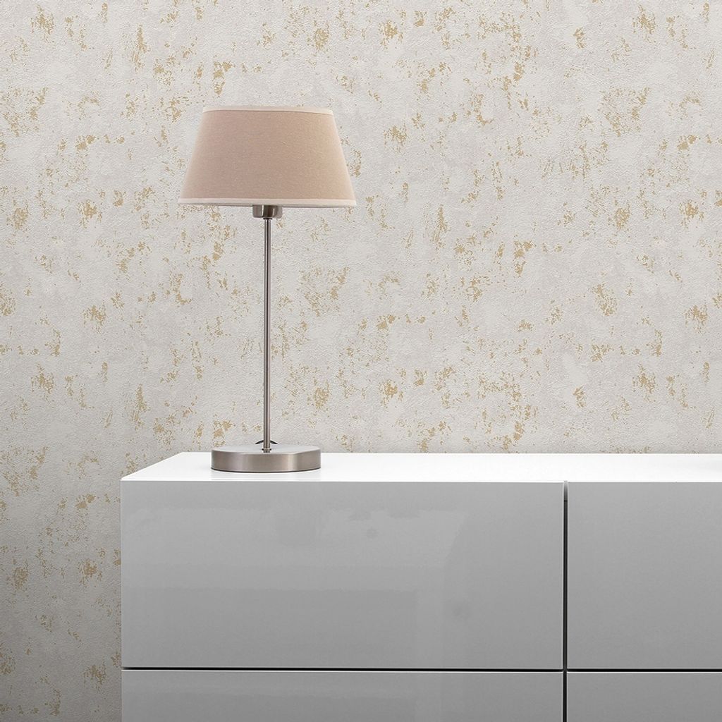 Tapete Uni Einfarbig M1-No.11062 Vlies Grau Gold Tadessi Produktbild 