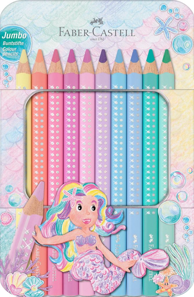 Faber-Castell 210910 FABER-CASTELL Bunt. Jumbo Sparkle Immagine del prodotto 