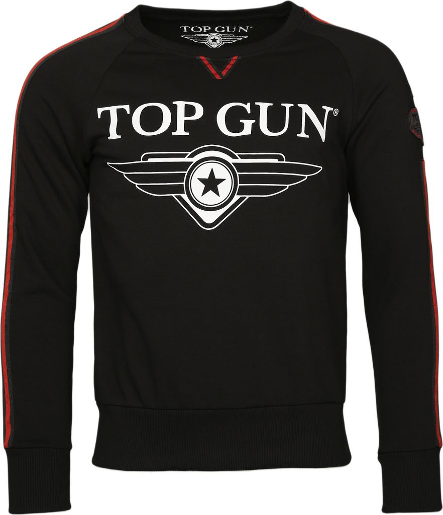 Top Gun Sweatshirt Streak TG20191013 Herren black M
