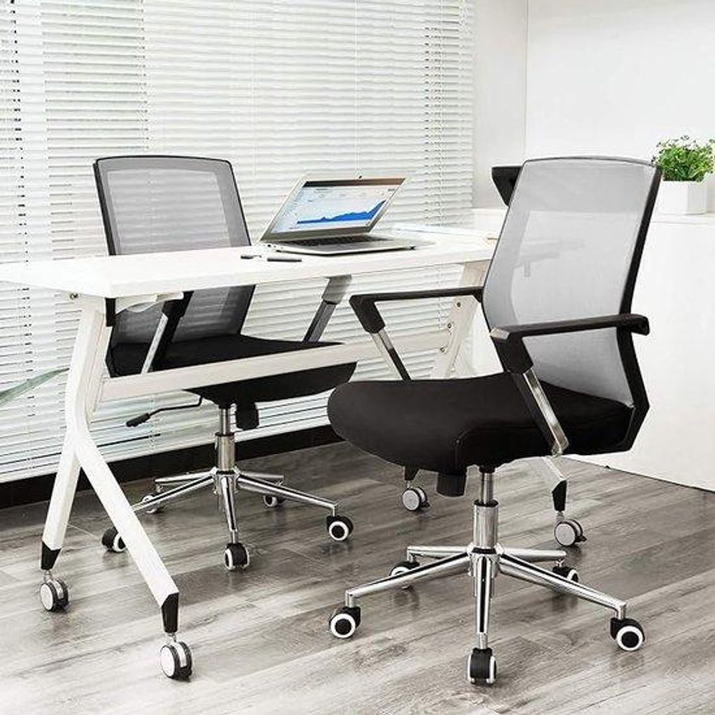 Ergonomische Bürostuhl mit verstellbarer Kopfstütze Armlehnen Lendenstütze gegen Rückenschmerzen