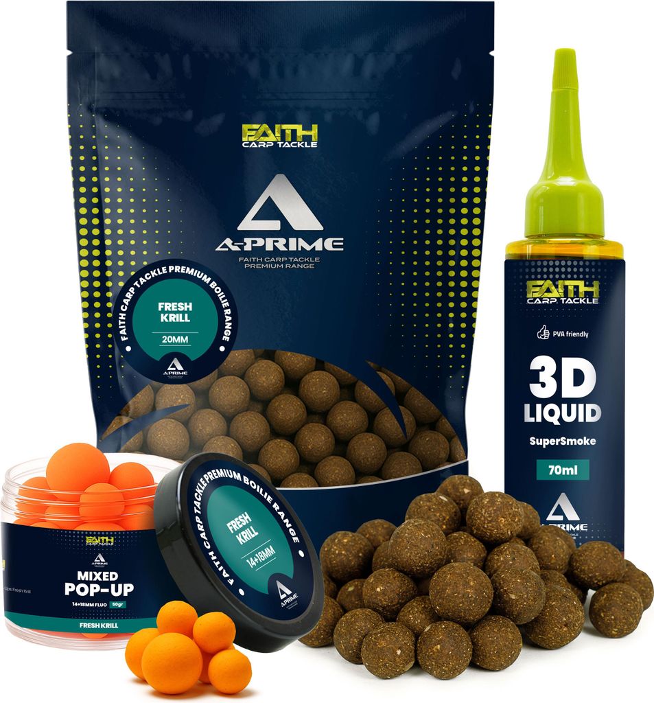 Faith A-Prime Boilie Kombi-Angebot - Frischer Krill