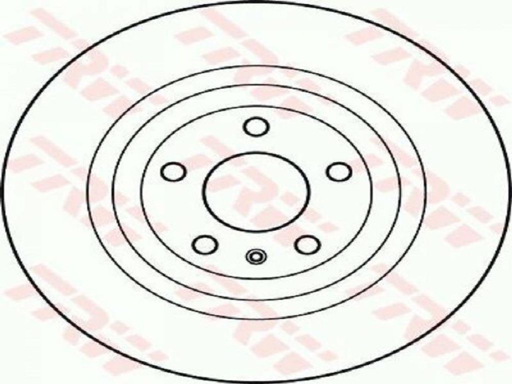 TRW Bremsscheiben (2 Stück) Vorderachse DF4751S