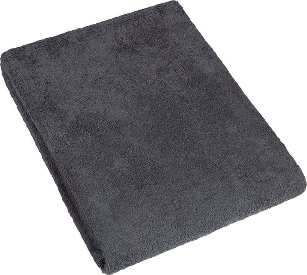 Froté plážová osuška – 100 x 150 cm – sivá Obrázok produktu 