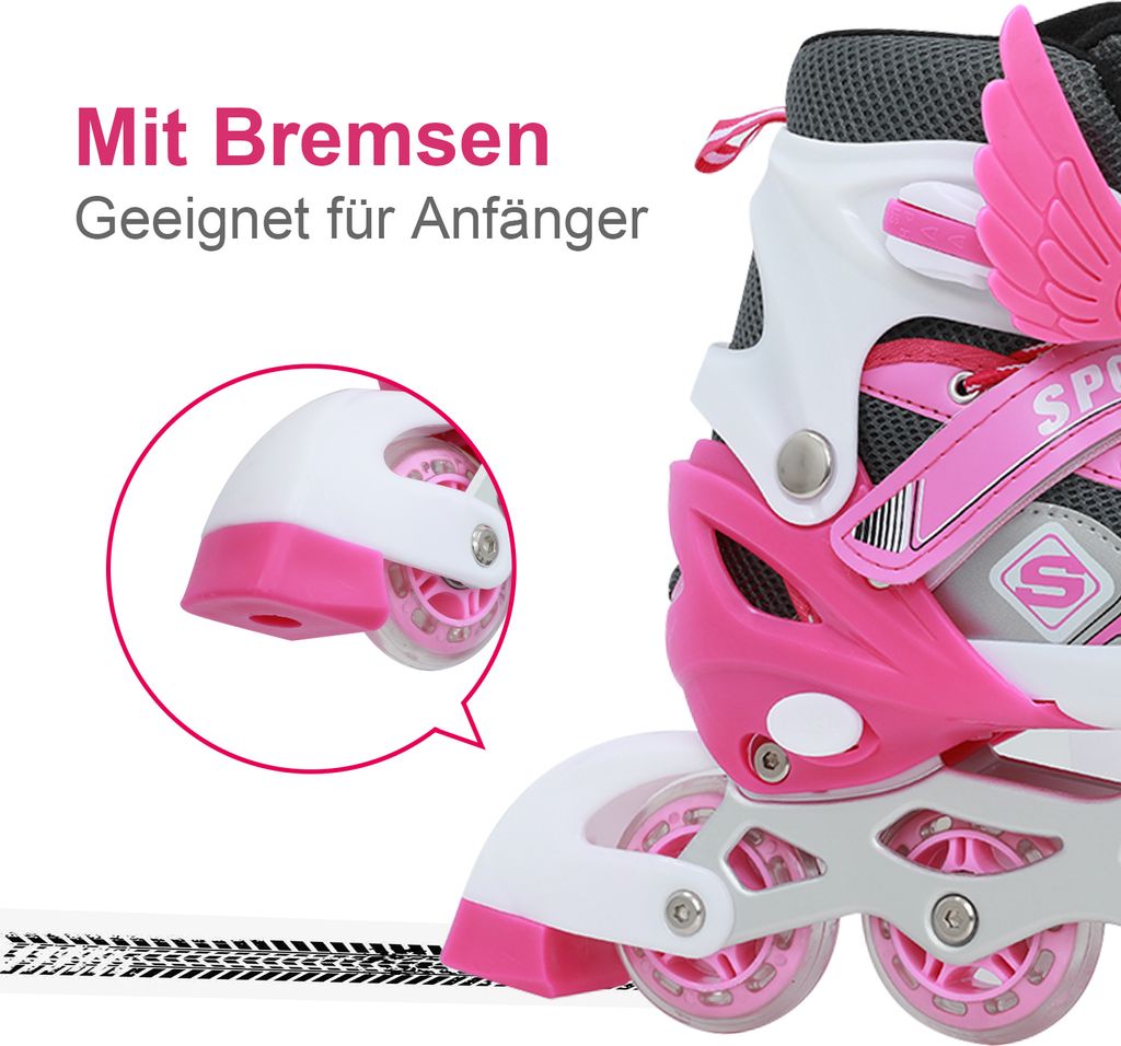 Inliner Für Kinder Verstellbare Inline Skates mit Produktbild 6