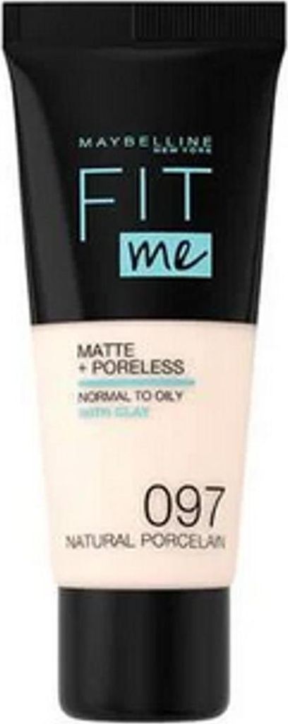Maybelline New York Fit Me Matte & Poreless Foundation 97 Natural Porcelain 30ml