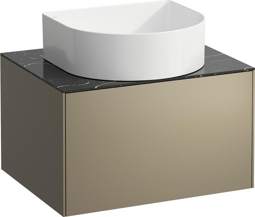 LAUFEN SONAR Schubladenelement, 1 Schublade, passend zu Waschtisch-Schalen 812340, 812341, 812342, 812343, Ausschnitt mittig für den Waschtisch, H...