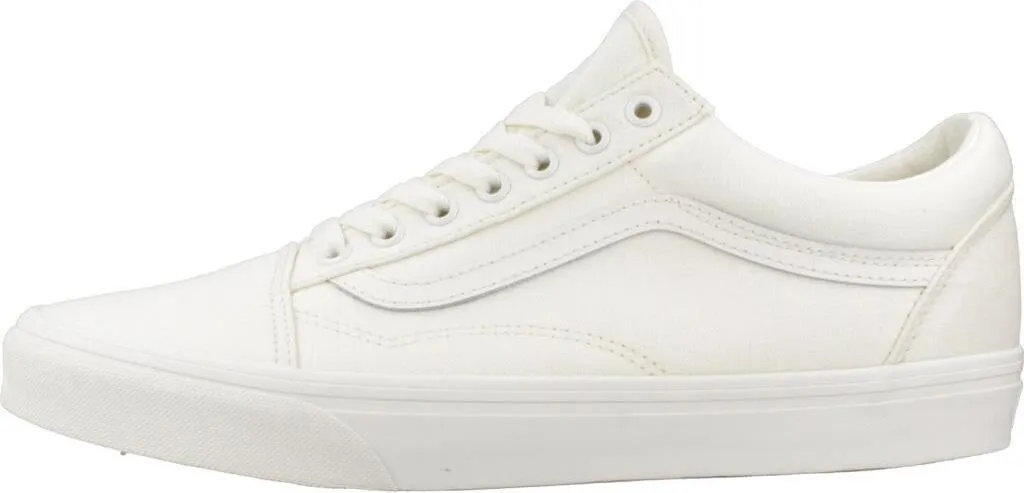 Vans Old Skool Linen Blanc - Finissez-en avec les Pieds Chauds en Baskets