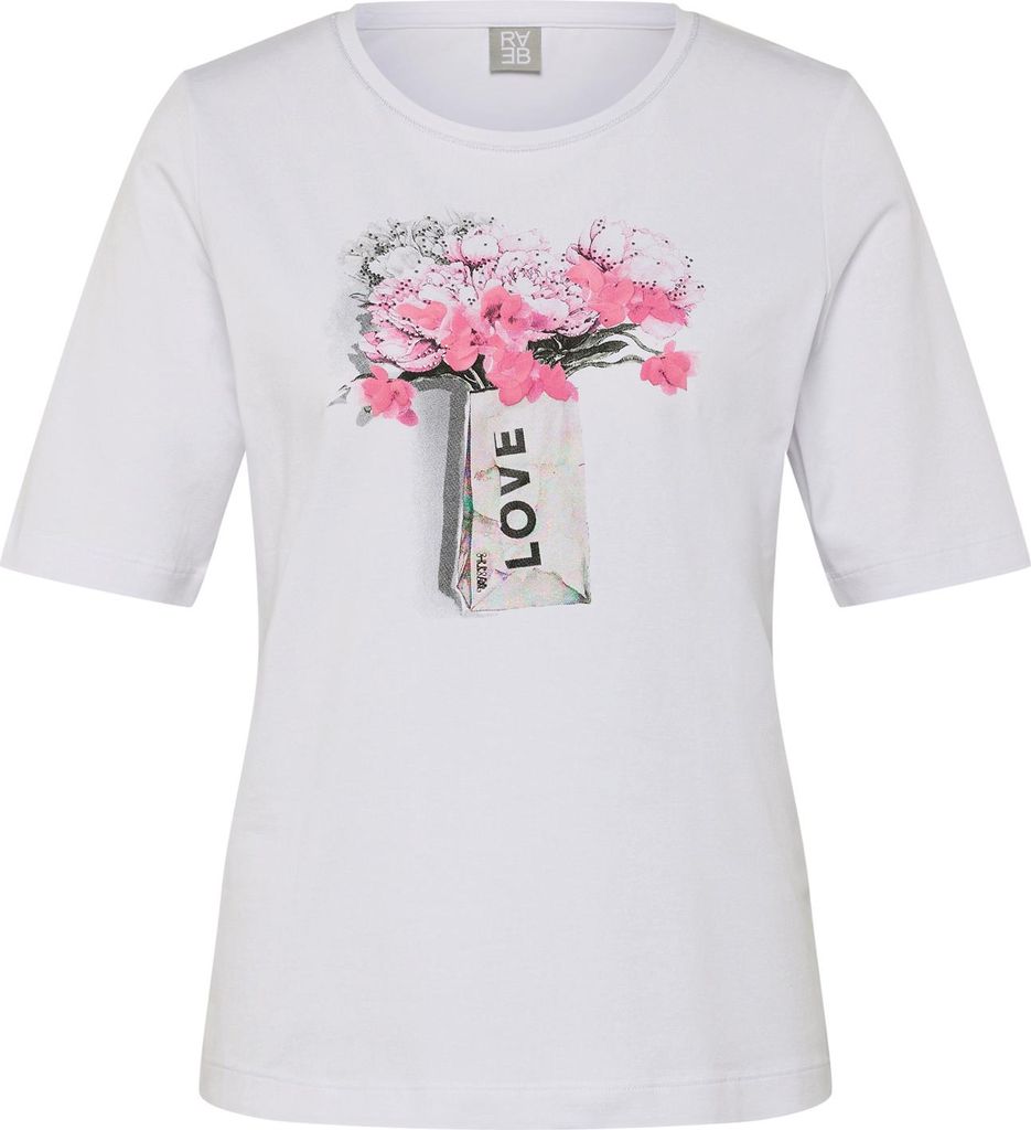 Rabe T-Shirt in Weiß 42